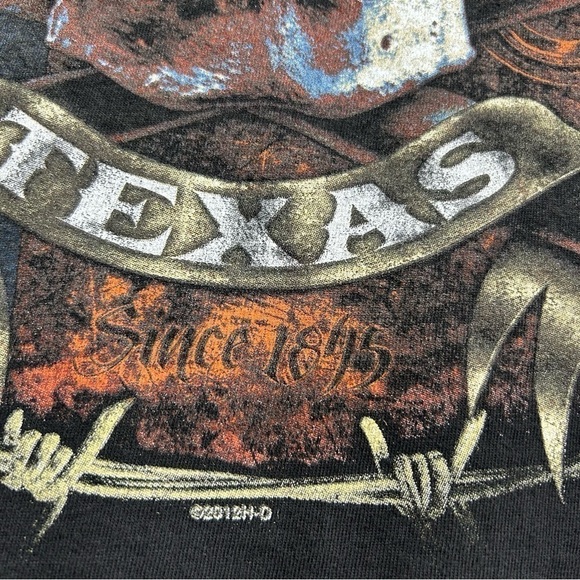 Harley Davidson Shirt Mens Extra Large Kickin Ass Texas Motorcycle Riding Tee - Picture 2 of 5